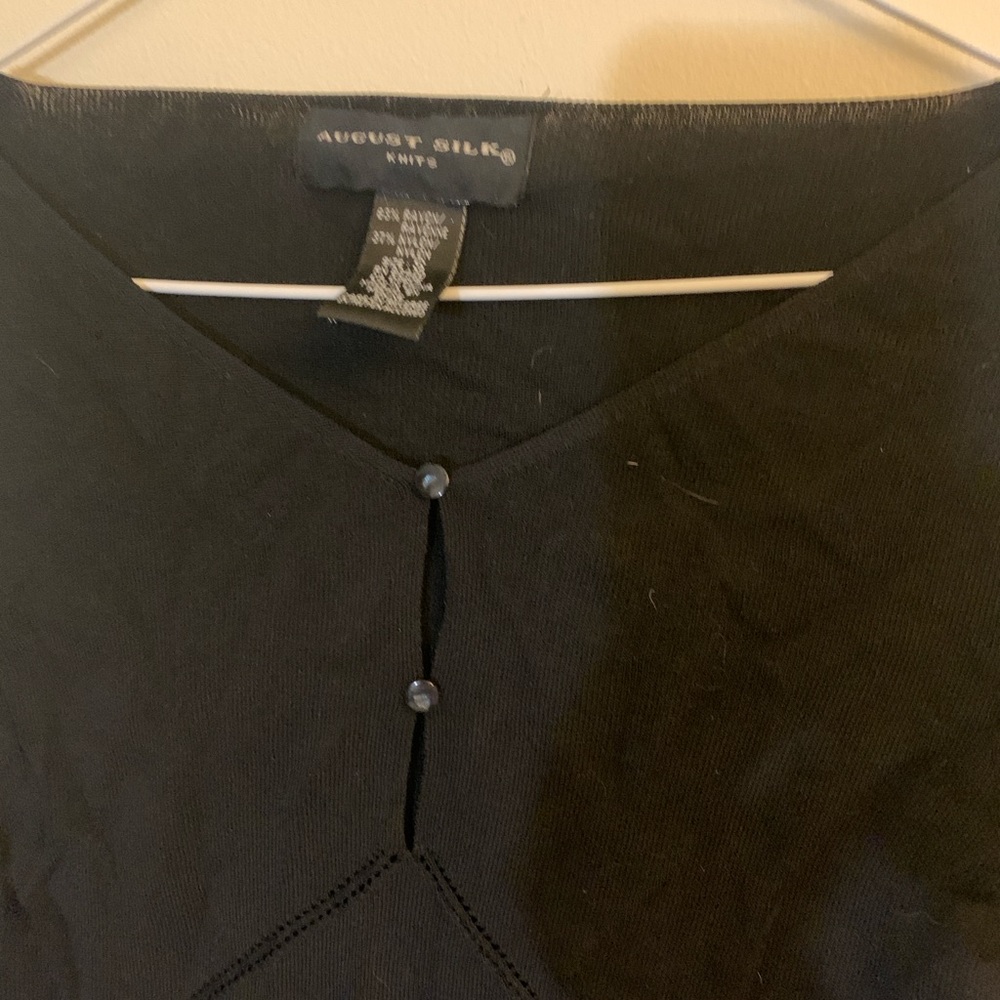 Black long sleep top